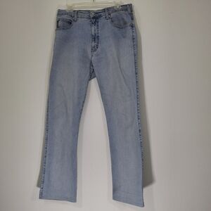 Armani Comfort Fit Jeans Men's Blue Straight Jeans, Size 33